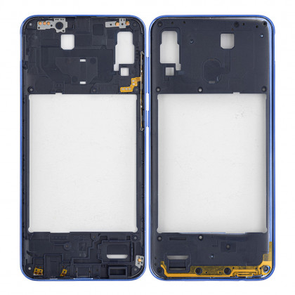 Средняя часть корпуса Samsung A305 Galaxy A30, Blue, фото № 3 - ukr-mobil.com