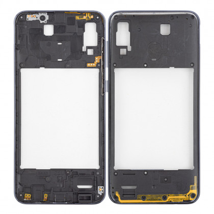 Средняя часть корпуса Samsung A305 Galaxy A30, Black, фото № 2 - ukr-mobil.com