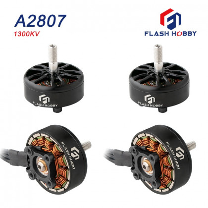 Мотор бесколлекторный Arthur Flash Hobby A2807 1300KV, фото № 1 - ukr-mobil.com