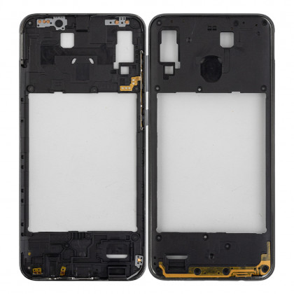 Средняя часть корпуса Samsung A205 Galaxy A20, Black, фото № 2 - ukr-mobil.com
