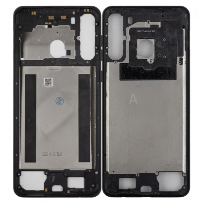 Средняя часть корпуса Samsung A215 Galaxy A21, Black, фото № 2 - ukr-mobil.com