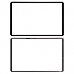 Стекло дисплея Samsung T970 Galaxy Tab S7 Plus Wi-Fi, T975, T976 Galaxy Tab S7 Plus LTE / 5G, с OCA пленкой, Original, Black