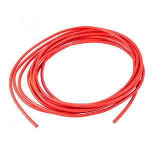 Провод силиконовый 12 AWG, красный 1 метр (680х0,08 мм)