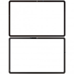 Стекло дисплея Samsung T870 Galaxy Tab S7 Wi-Fi, T875, T876 Galaxy Tab S7 LTE / 5G, с OCA пленкой, Original, Black