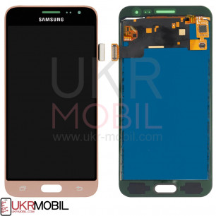 Дисплей Samsung J320 Galaxy J3 2016, с тачскрином, TFT (с регулируемой подсветкой), Gold