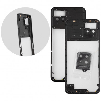 Средняя часть корпуса Oppo Realme 8i, Black, фото № 1 - ukr-mobil.com