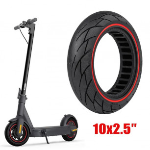Шина бескамерная 10x2,5, для электросамоката Ninebot Max G30