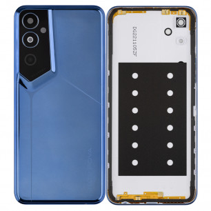 Задняя крышка Tecno Pova Neo 2 (LG6N), со стеклом камеры, Cyber Blue