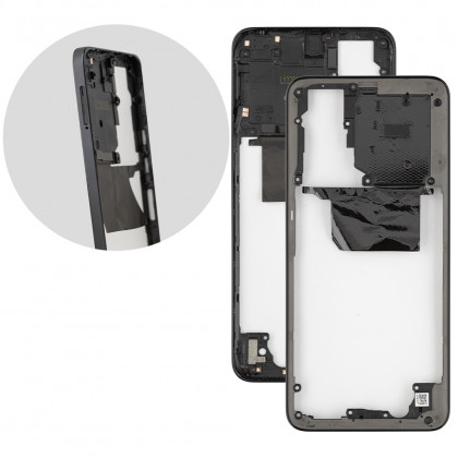 Средняя часть корпуса Xiaomi Redmi Note 11, Redmi Note 11S, Graphite Grey, фото № 1 - ukr-mobil.com