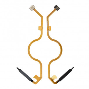 Шлейф Tecno Pova 4 (LG7n), Pova Neo 2 (LG6n), со сканером отпечатка пальца, Original, Black