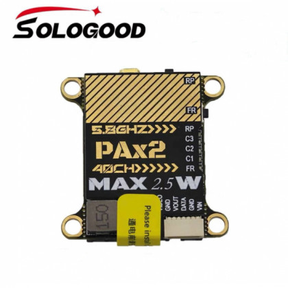 Видеопередатчик SOLOGOOD 25/400/800/1500/2500mW, 5.8G, на 40 каналов, фото № 1 - ukr-mobil.com