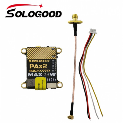 Видеопередатчик SOLOGOOD 25/400/800/1500/2500mW, 5.8G, на 40 каналов, фото № 2 - ukr-mobil.com