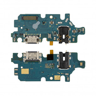 Шлейф Samsung M135 Galaxy M13, с разъемом зарядки, гарнитуры, микрофоном, Original
