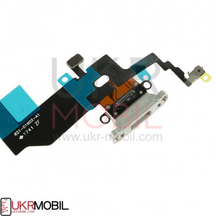 Шлейф Apple iPhone X, с разъемом зарядки и микрофоном, Original PRC, White, фото № 2 - ukr-mobil.com