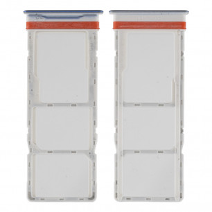 Держатель SIM карты (лоток) Tecno Pova Neo 2 (LG6N), Original PRC, Cyber Blue