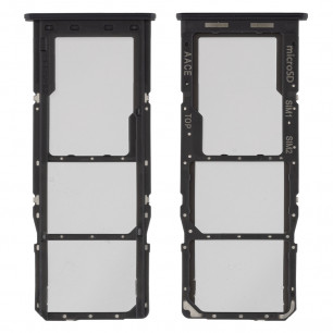 Держатель SIM карты (лоток) Samsung A135 Galaxy A13, Original PRC, Black