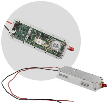 Модуль помех (jammer) 2.4 GHz (2400-2500 MHz), Gan 40W, 45-46 dBm, SMA - ukr-mobil.com