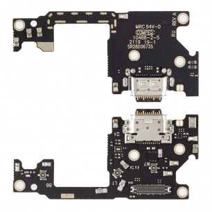 Шлейф Motorola Edge 20, нижняя плата с разъемом зарядки, микрофоном, High Quality