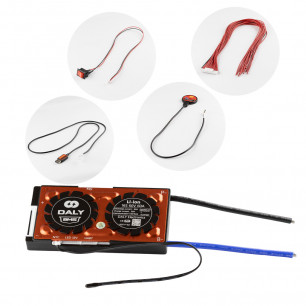 Плата BMS Smart (Bluetooth) DaLy, Li-ion, 60V, 16S, 60A, (симетрия, влагозащитная, с балансиром), UART, Bluetooth, кнопка включения