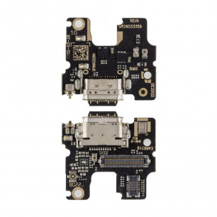 Шлейф Motorola Edge 30, нижняя плата с разъемом зарядки, микрофоном, High Quality