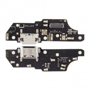 Шлейф Motorola Moto E20, (XT2155) нижняя плата с разъемом зарядки, микрофоном, High Quality