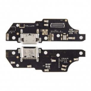 Шлейф Motorola Moto E40, (XT2159) нижняя плата с разъемом зарядки, микрофоном, High Quality