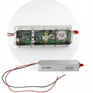 Модуль помех (jammer) 433 MHz (420-450 MHz), Gan 40W, 45 dBm, SMA