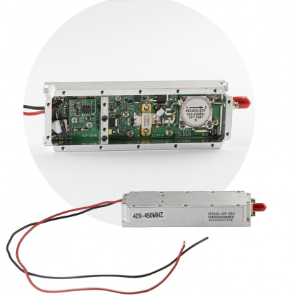 Модуль помех (jammer) 433 MHz (420-450 MHz), Gan 40W, 45 dBm, SMA - ukr-mobil.com
