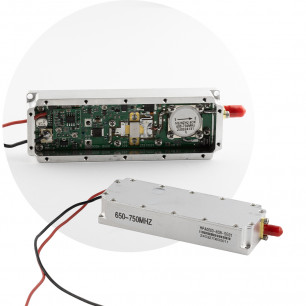 Модуль помех (jammer) 650-750 MHz, Gan 50W, 47 dBm, SMA