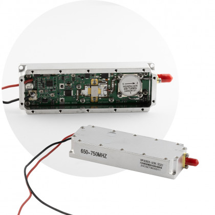 Модуль помех (jammer) 650-750 MHz, Gan 50W, 47 dBm, SMA - ukr-mobil.com