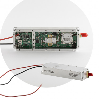 Модуль помех (jammer) 970-1100 MHz, Gan 50W, 47 dBm, SMA - ukr-mobil.com