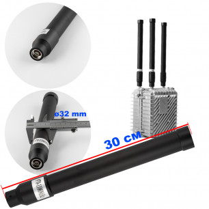 Антенна всенаправленная, 970-1100 MHz, 100W, 5-8 dBi, Ø32 mm, 30 см, N-J, для jamming оборудования