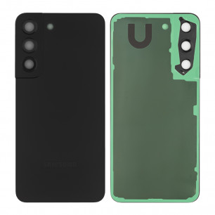 Задняя крышка Samsung S901 Galaxy S22, с стеклом камеры, Original PRC, Phantom Black