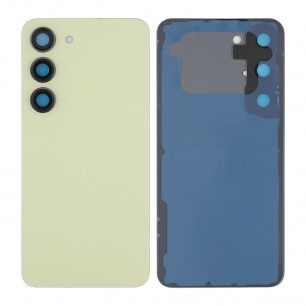 Задняя крышка Samsung S911 Galaxy S23, с стеклом камеры, Original PRC, Beige