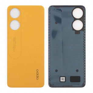 Задняя крышка Oppo Reno 8T, с стеклом камеры, Original PRC, Orange Sunset