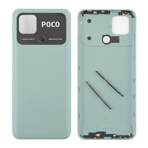 Задняя крышка корпуса Xiaomi Poco C40, Original PRC, Coral Green