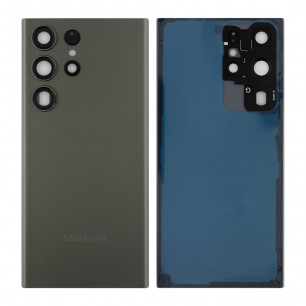 Задняя крышка Samsung S918 Galaxy S23 Ultra, с стеклом камеры, Original PRC, Green