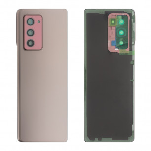 Задняя крышка Samsung F916 Galaxy Z Fold 2, с стеклом камеры, Original PRC, Bronze