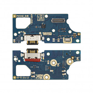 Шлейф Motorola Moto G22 (XT2231), нижняя плата с разъемом зарядки, микрофоном, High Quality