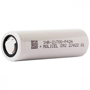 Аккумулятор высокотоковый Molicel INR-21700-P42A, 4200 mAh, ток розряда: 45A, 21700