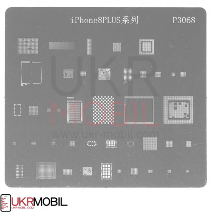 Трафарет BGA iPhone 8 Plus - ukr-mobil.com