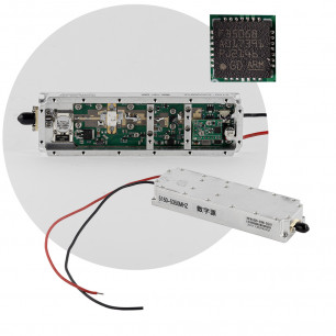Модуль помех (jammer) 5.2 GHz (5150-5350 MHz), Gan 50W, 47 dBm, SMA, (цыфровой микроконтроллер ARM, LoRa)