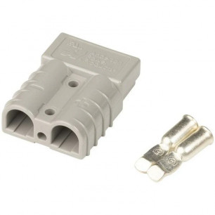 Разъем коннектор Anderson, 50A, 6AWG/13.3mm, серый