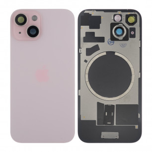 Задняя крышка Apple iPhone 15, с стеклом камеры, с магнитом, Original PRC, Pink