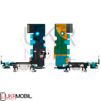 Шлейф Apple iPhone 8, с разъемом зарядки, Original PRC, White - ukr-mobil.com