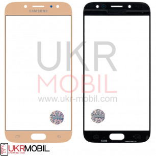 Стекло дисплея Samsung J730 Galaxy J7 2017, Gold