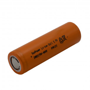 Аккумулятор высокотоковый Sunpower INR21700-4000, 4000 mAh, ток розряда (max): 30A, 21700