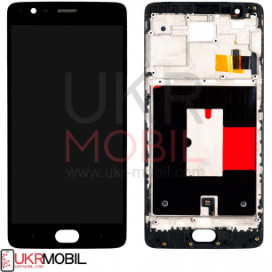 Дисплей OnePlus 3 (A3003), OnePlus 3T (A3010), с тачскрином, OLED, Black