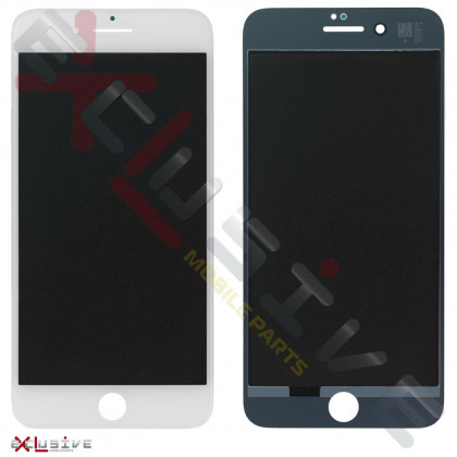 Стекло Apple iPhone 8 Plus, White, Original - ukr-mobil.com