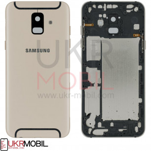 Задняя крышка Samsung A600 Galaxy A6, Original, Gold